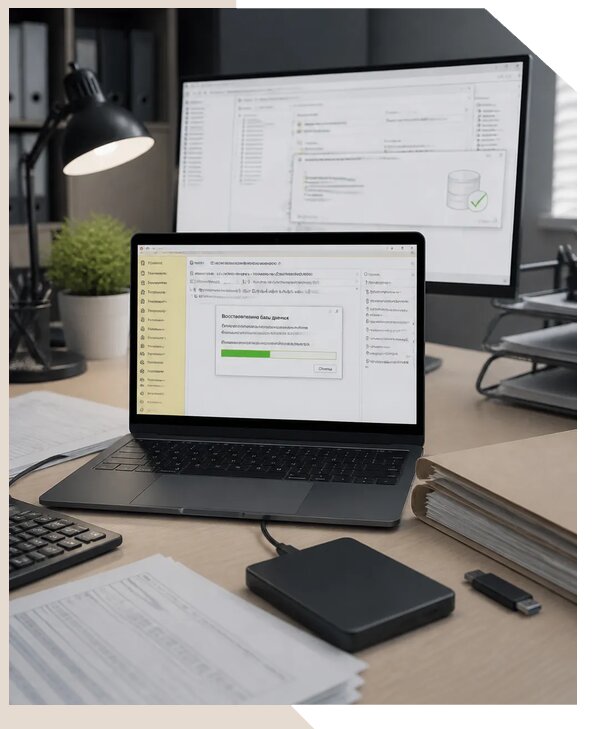Восстановление бухгалтерской базы 1С для компаний в Амурске